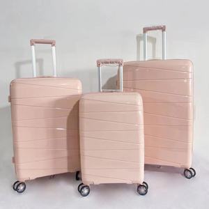3 Pcs PP Luggage Set Custom Logo Design 20 Inch Carry on Trolley Case Password Lock <strong>Travel</strong> Suitcase With Spinner Wheels - Product Image 3