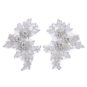 Nuevo diseño 3D Hollow-Out Floral Lace Trim para vestidos <span class=keywords><strong>de</strong></span> novia, disfraces <span class=keywords><strong>de</strong></span> actuación, parches <span class=keywords><strong>de</strong></span> Apliques <span class=keywords><strong>de</strong></span> <span class=keywords><strong>encaje</strong></span> - Product Image 1