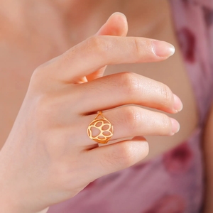 Dieren Kat Hond Poot Ringen Voor Vrouwen Meisjes Rvs Schattige Eekhoorn Vogel Vlinder Vingerringen Sieraden Verjaardagscadeaus - Product Image 6