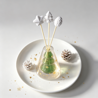 Diffuseur de parfum en verre pour sapin de Noël, DIY, écologique, décoration aromatique pour la maison, parfum longue durée