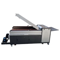 Machine de séchage et de saupoudrage DTF 60 cm avec recyclage automatique de la poudre et enrouleur de film, pour imprimante DTF 600 mm, impression de t-shirts et vêtements