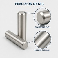 Goupille de centrage sur mesure en acier inoxydable pour alignement de gabarits, moules et matrices SS304 SS316, goupille de positionnement de précision en titane