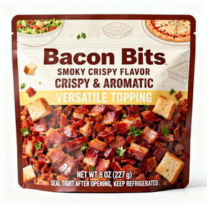 ถุงบรรจุภัณฑ์แบบตั้งได้ เกรดอาหาร สำหรับใส่เบคอนกรอบ 135 ชิ้น ° ทนต่อไอน้ำ, ปราศจากสาร BPA, เก็บได้นาน - Product Image 2