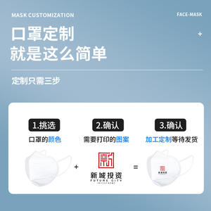 หน้ากาก KN95 แบบพับได้ 3 มิติ ปรับแต่งได้ พร้อมวาล์ว ป้องกันฝุ่นและแก๊ส สีขาว สำหรับผู้ใหญ่ ใช้ในงานอุตสาหกรรม - Product Image 5