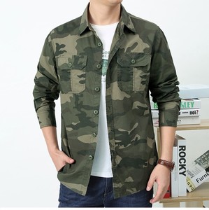 <span class=keywords><strong>Chemise</strong></span> <span class=keywords><strong>Cargo</strong></span> Camouflage à Manches Longues et Bouton Unique pour Homme, Durable et Élégante, Idéale pour les Aventures Printanières en Extérieur, <span class=keywords><strong>avec</strong></span> Fonction Séchage Rapide - Product Image 6