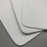 Feutre épais noir en RPET, feutre non tissé, feutre en polyester, tissu en rouleau