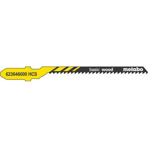 Hoja de sierra de calar Metabo Basic Wood 623646000 HCS para cortar madera - Product Image 3