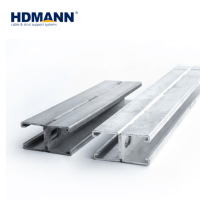 Supports de montage en acier galvanisé à chaud pour profilés, supports muraux en acier très demandés, supports de montage métalliques