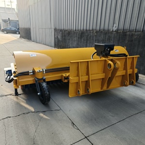 Bàn chải quay chổi tuyết sạch hơn cho máy xúc Skid chỉ đạo bánh xe tải đường quét - Product Image 4