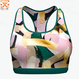 Soutien-gorge de sport respirant avec logo de marque, nouvelle collection - Product Image 1