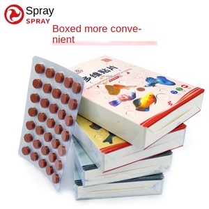 Nourriture pour poissons à haute teneur en protéines, vers de sang et spiruline, probiotiques pour les petits poissons tropicaux, toutes les étapes de vie, gain musculaire, durée de conservation de 2 ans - Product Image 3
