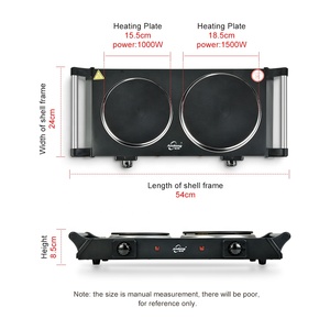 安東バーナーカバー鋳鉄製電気コンロ調理用ホットプレート電気調理器2500w - Product Image 2