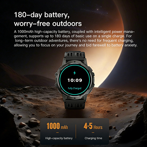 <span class=keywords><strong>Smartwatch</strong></span> GOTODO AI <span class=keywords><strong>Android</strong></span> <span class=keywords><strong>iOS</strong></span>, 17-22 Giorni di Autonomia, 5G GPS NFC, Tracker Fitness, Bussola, Calendario, Resistente all'Acqua 3ATM - Product Image 2