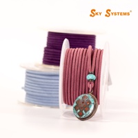 Cordon en polyester pour bijoux SKY ML221 3 mm, accessoires pour bijoux, bracelet et collier, 38 couleurs