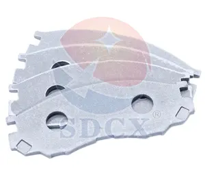 04460-8H385 D1288 SDCX Automotive brake systems brake pad supplier Disc Rear Brake Pads Backing Plate For Nissan