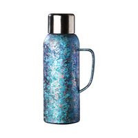 Bouilloire en titane pur, modèle Heirloom, thermos entièrement en titane, pot isotherme avec poignée, couvercle à fermeture magnétique, grande capacité 1L, titane