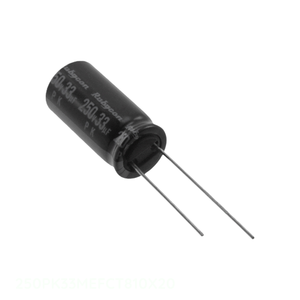 Condensateur canal fabricant 250PK33MEFCT810X20, aluminium, 33 µF, 20 %, 250 V, radial, à traverser (TH), 33 µF - Product Image 1