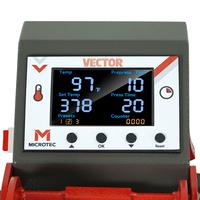 Presse à chaud pour ballons de sport MICROTEC Vector BP-10 à ouverture automatique pour le basketball, le football, les logos personnalisés, impression par transfert DTF