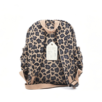 Sac à dos en velours côtelé doux avec logo imprimé personnalisé et compartiments de rangement séparés, sac à dos personnalisé pour femmes, activités quotidiennes décontractées