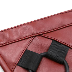 Uper-consolador de pene con correa enorme para adultos, Juguetes sexuales eróticos de Omán para masturbación esbian, color negro - Product Image 4