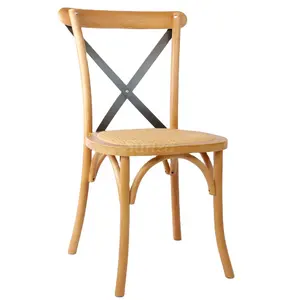 Современный Штабелируемый стул с перекрещенными спинками легкий для свадебных мероприятий обеденный Бар зал красочный однотонный узор