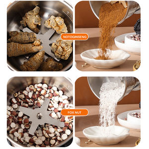 חלחול נירוסטה מטחנת חשמל פולי קפה תבלינים דגנים בלנדר קטן מערבל ultrafine שחיקה אבקת קפה מטחנת - Product Image 3