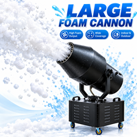 Pulvérisateur Électrique Haute Pression Longue Portée Portable pour Jardin, Canon à Mousse, Machine de Pulvérisation Extérieure pour Fêtes et Parcs d'Attractions