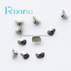 Bottone linguale ortodontico con Base in rete incollabile dentale di alta qualità con tacchetta - Product Image 4