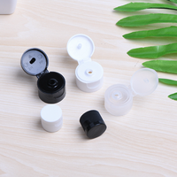 18 20 24mm 28 410 tutup sekrup plastik putih hitam Flip Top 28 24/410 tutup flip botol tutup sekrup tutup flip pompa kosmetik perawatan kulit