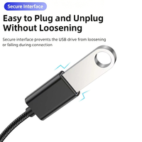 Câble adaptateur 2-en-1 USB-C PD 3.0 avec port de charge et prise audio auxiliaire, charge rapide 60W (2 ports - Gris)