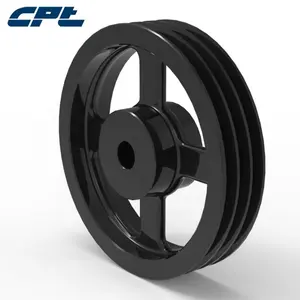 Pulley Cast Iron Cast Iron 3 Grooves SPZ Pilot Bored V-Belt Pulleys European Standard Type5