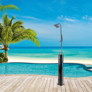 <span class=keywords><strong>Ducha</strong></span> de jardín <span class=keywords><strong>solar</strong></span> ABS de 18L, <span class=keywords><strong>ducha</strong></span> de piscina de playa con cabezal de <span class=keywords><strong>ducha</strong></span> móvil de acero inoxidable - Product Image 2