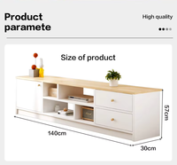 Meuble TV moderne de luxe pour salon, design actuel, meuble TV avec grande capacité de rangement, meuble de sol