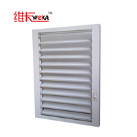 Volet PVC/UPVC, fenêtre en PVC Jalousie, portes coulissantes à louvre UPVC Fenêtre d'obturateur fixe