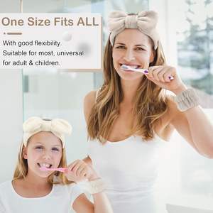 Ensemble de bandeaux et bracelets de spa, bandeaux et bracelets <span class=keywords><strong>pour</strong></span> le lavage du visage, le maquillage, les soins de la peau, accessoires de soins capillaires et cutanés - Product Image 4