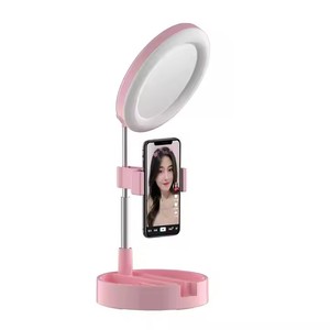 2024 Xách Tay LED Mini Ảnh Tự Sướng Vòng Ánh Sáng Có Thể Gập Lại USB <span class=keywords><strong>6</strong></span> <span class=keywords><strong>Inch</strong></span> Vòng Ánh Sáng Gương Cho Video Live Streaming Trang Điểm - Product Image 1