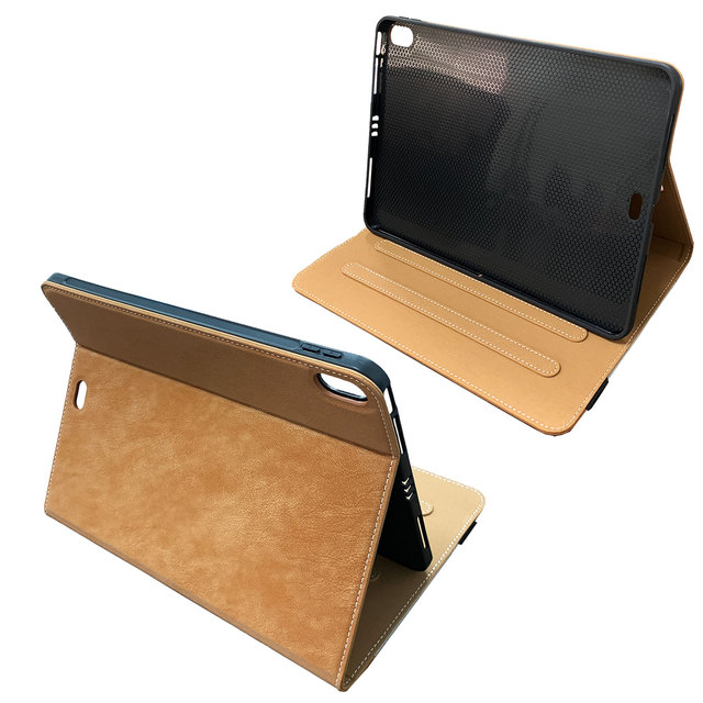 PU Leather Tablet Cover Honeycomb Inner  Multi-Viewing Angles OEM Customizable Tablet Covers Cases for ipad Air 2026