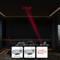 FM Radio LED Digitale Slimme Wekker Tafel Elektronische Bureauklok USB Oplaadbare Wekker met 180° Tijdprojectie Snooze-functie