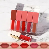 Lápiz Labial Líquido Mate de Terciopelo OEM Personalizado, Colores Personalizables, Libre de Crueldad Animal, Fórmula Suave de Larga Duración, Marca Privada de Lujo