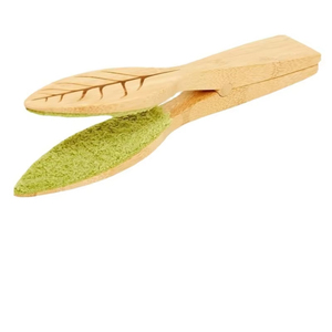 Pince de nettoyage de feuilles LM LM25534, brosse de nettoyage de plantes vertes à main, poignée ergonomique, design en bois durable, élimination efficace - Product Image 3