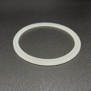 Joint d'étanchéité en caoutchouc de silicone résistant à la chaleur rond plat transparent personnalisé pour couvercle en bois, tasse - Product Image 1
