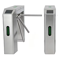 Barrière d'entrée à logiciel entièrement personnalisé, sans balais, NFC, Speedlane, barrières de présence, lecteur de carte d'accès motorisé, tourniquet en acier inoxydable