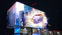 Écran LED géant P4 HD à vision directe pour publicité extérieure, super spectaculaire, classé IP65 avec animation, pour ascenseurs et magasins de détail