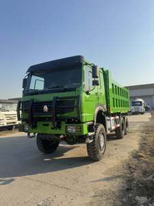 Camion benne diesel Sinotruk HOWO 6x6 371HP d'occasion, capacité 30t, pour l'exploitation minière et la construction - Product Image 4