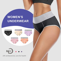 Prix d'usine High-Rise Young Ladies Panties Populaire Plus Size Sous-vêtements pour femmes sans couture