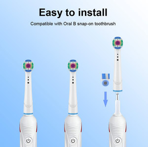 Consegna Rapida, Confezione da 8 <span class=keywords><strong>Testine</strong></span> Professionali <span class=keywords><strong>per</strong></span> Spazzolino Elettrico, Ricambi <span class=keywords><strong>per</strong></span> Pro 1000/9600/500/3000/8000 - Product Image 3