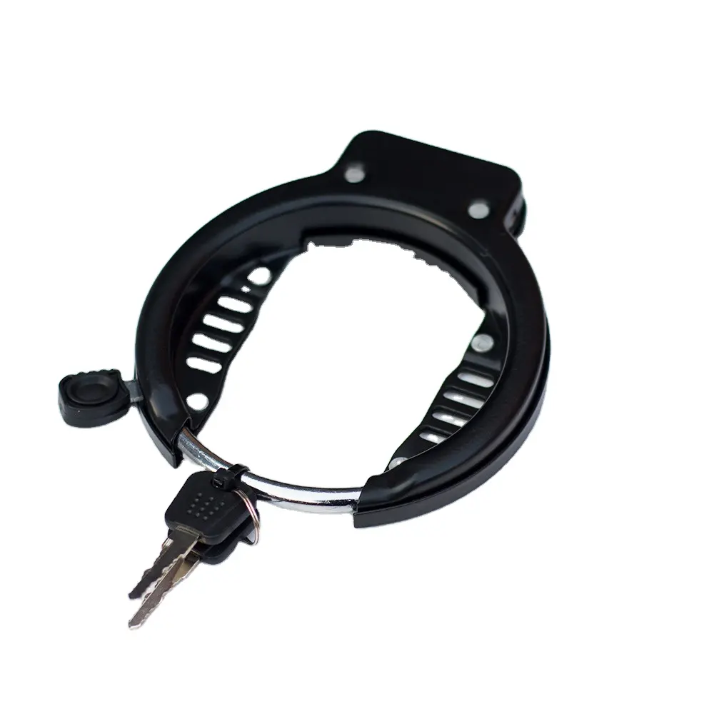 Toyar Bike Frame Lock with Chain Black 6*1200mm Lock the Wheel and Helmet together Unique Horseshoe Shaped Bicycle Lock