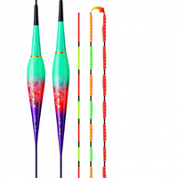 Flotteur de pêche électronique lumineux intelligent à double usage (nuit/jour) avec alarme de morsure et changement de couleur, 40-42 cm