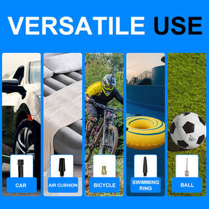 יצרני רכב אוויר משאבת מדחס לרכב אלחוטי דיגיטלי מיני נייד סוללה אלחוטי צמיגי צמיג inflators נטענת - Product Image 6