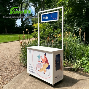 บูธโปรโมชั่นเคลื่อนที่แบบพกพา, ซุ้มโฆษณาติดล้อ, เคาน์เตอร์ป๊อปอัพสำหรับกิจกรรมการตลาดกลางแจ้ง - Product Image 3